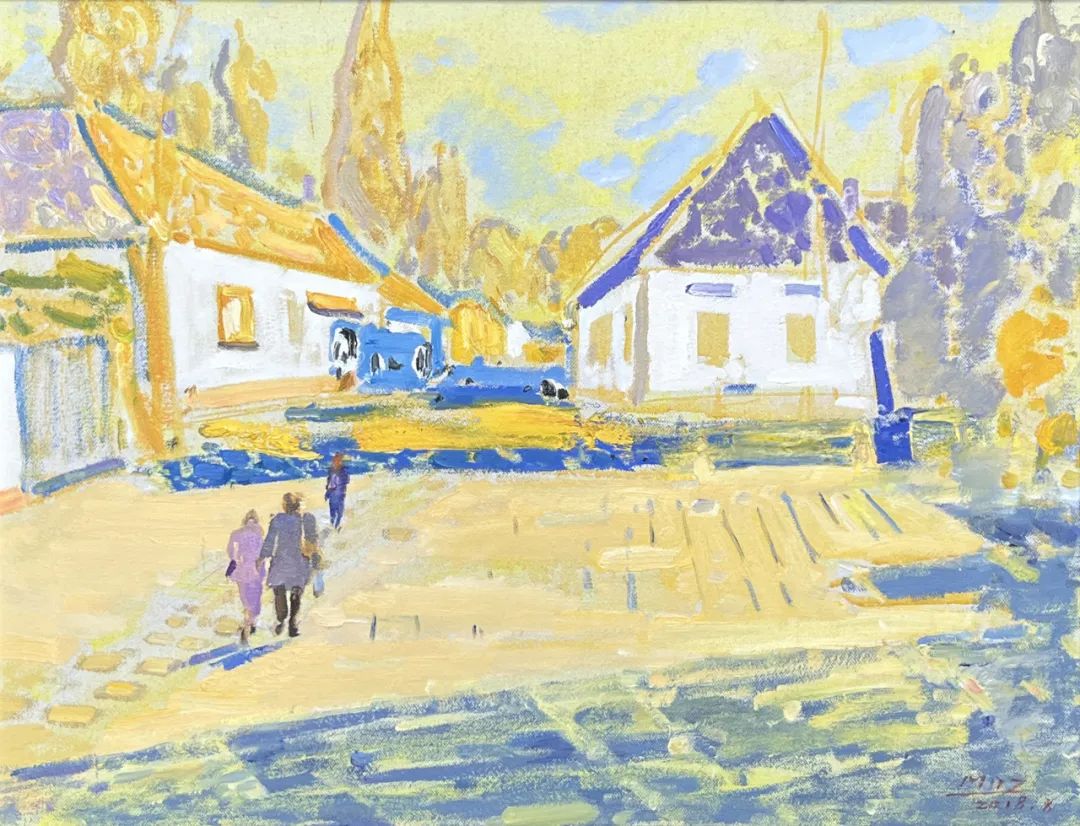 毛岱宗写意油画作品欣赏