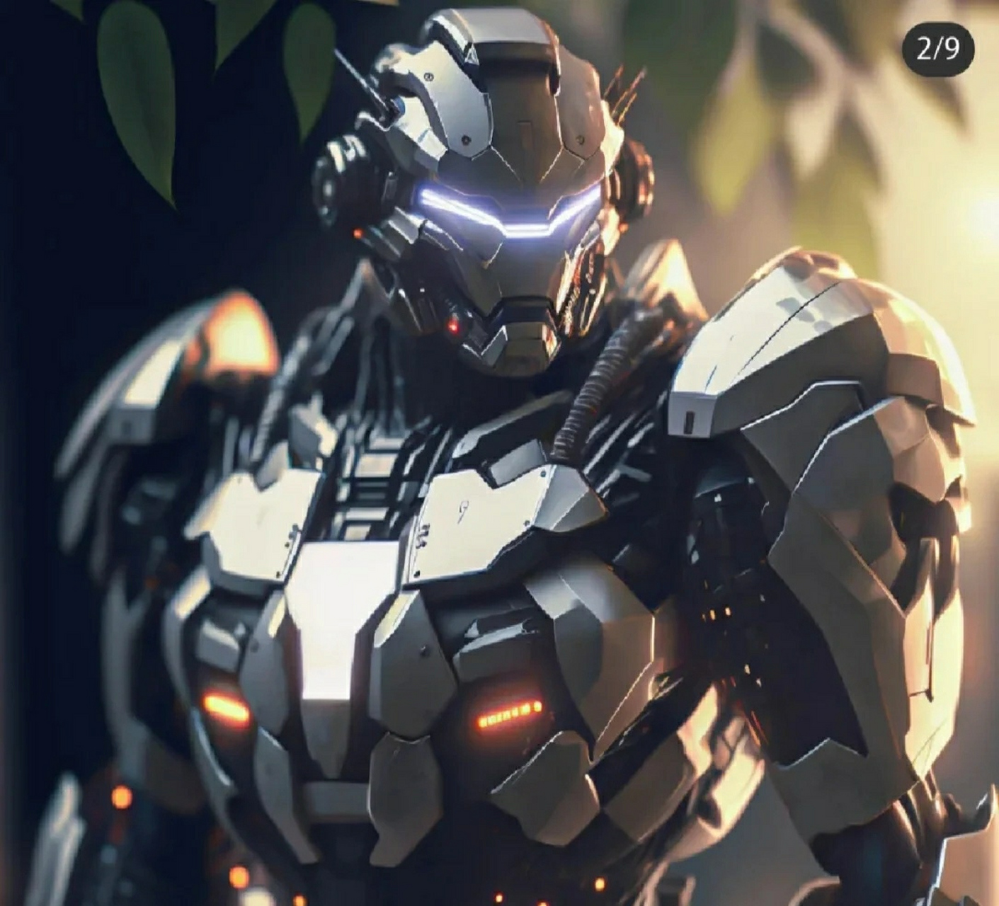 这几组机甲战士颇有光环士官长的特征.