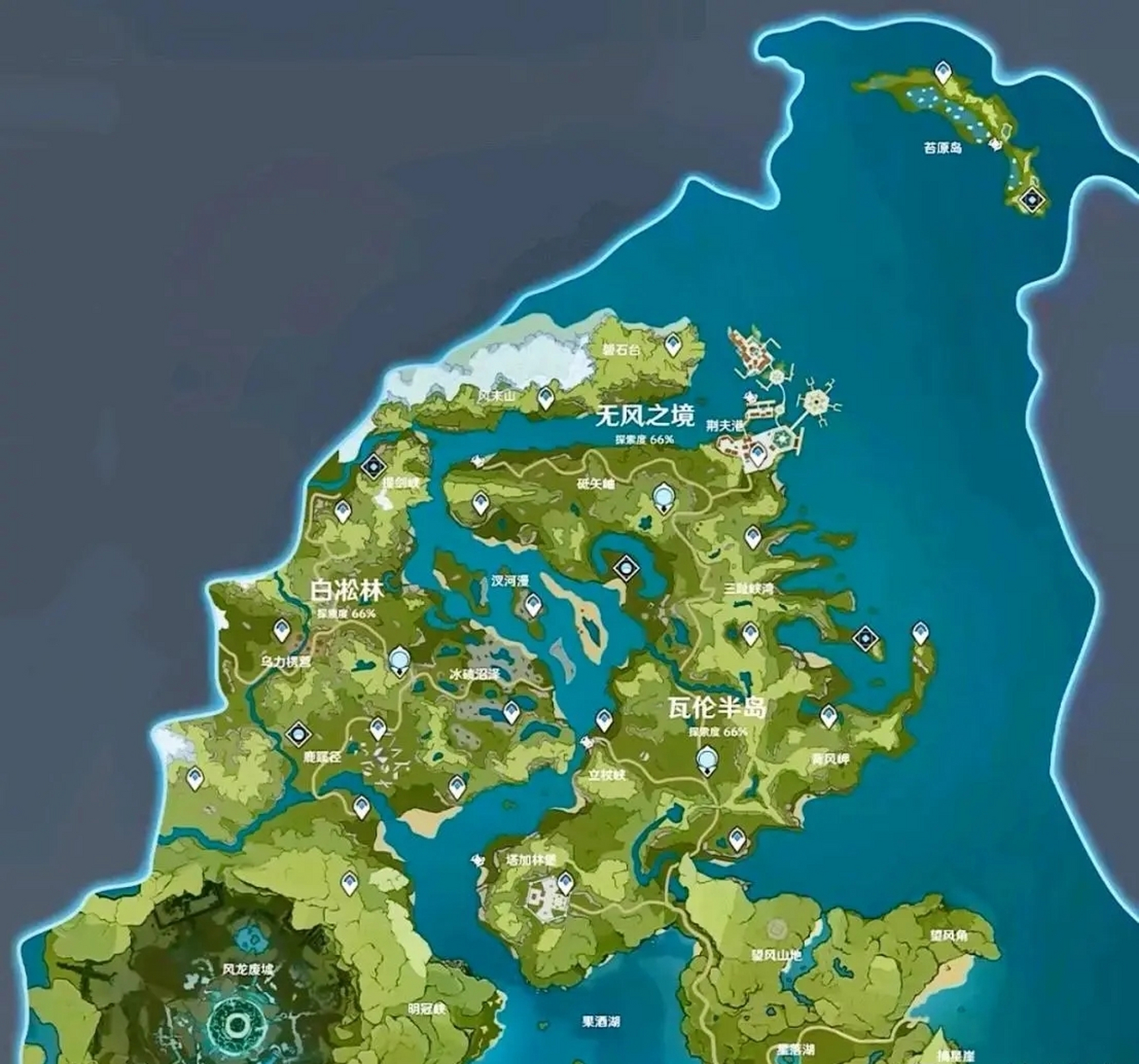 蒙德新地图?[滑稽][滑稽][滑稽]#原神# #二次元