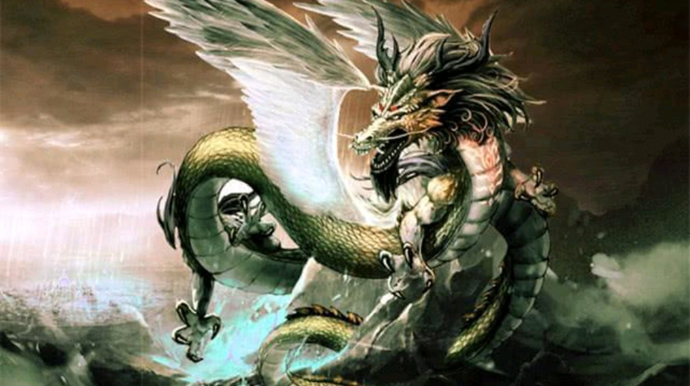 上古时期有两大神龙,分别是应龙和烛龙.