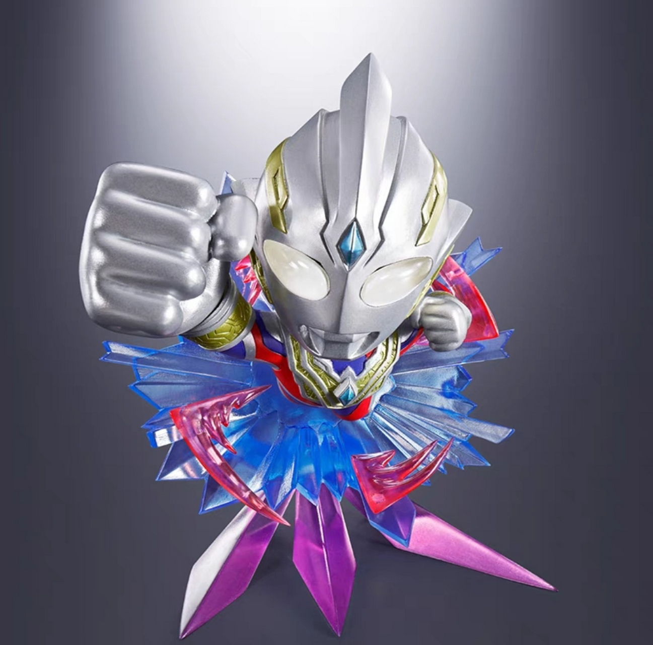 tamashii nations box q版 超人奥特曼赛罗迪迦手办摆件 盲盒玩具!