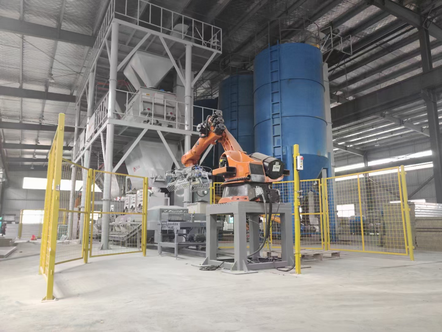 4立方轻质石膏生产线照片