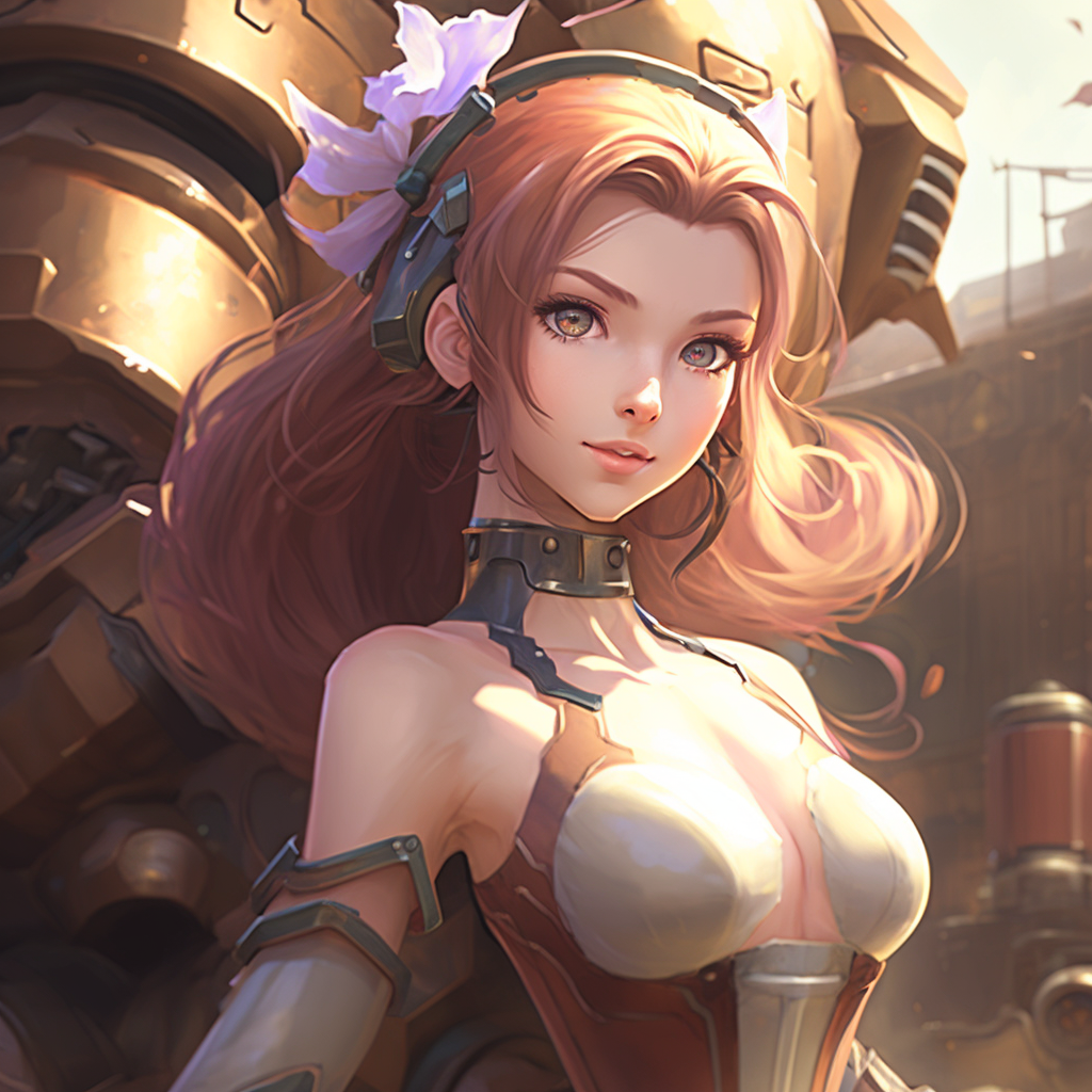 蒸汽朋克动漫少女