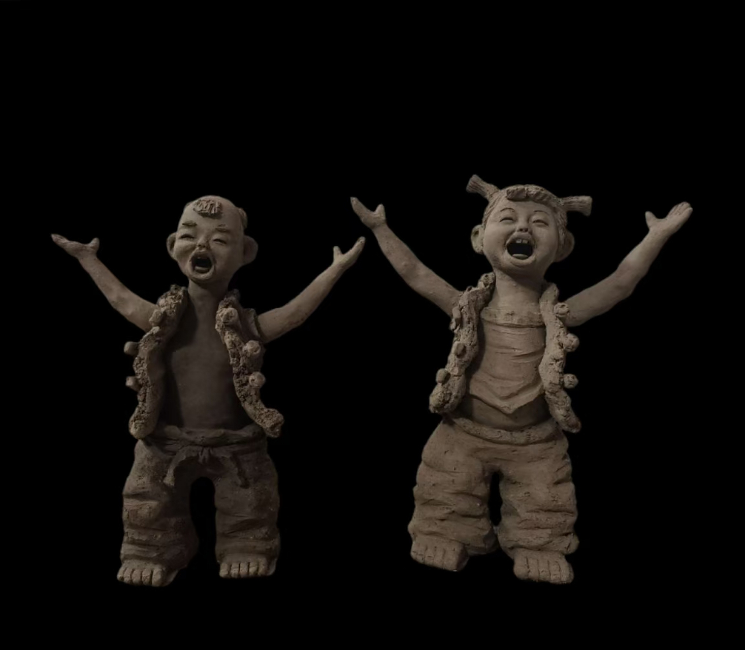 泥人张振福作品:乡村