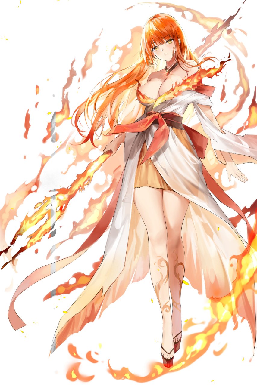 像是沐浴火焰的凰女 画师:lillly