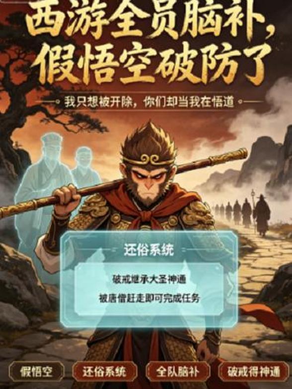 西游全员脑补，假悟空破防了