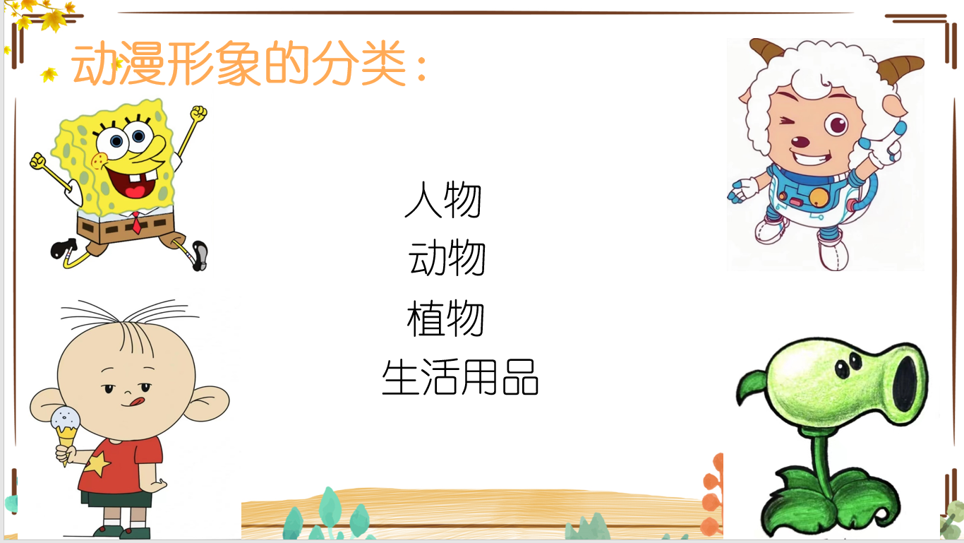 美术课堂ppt分享人教版我画的动漫形象