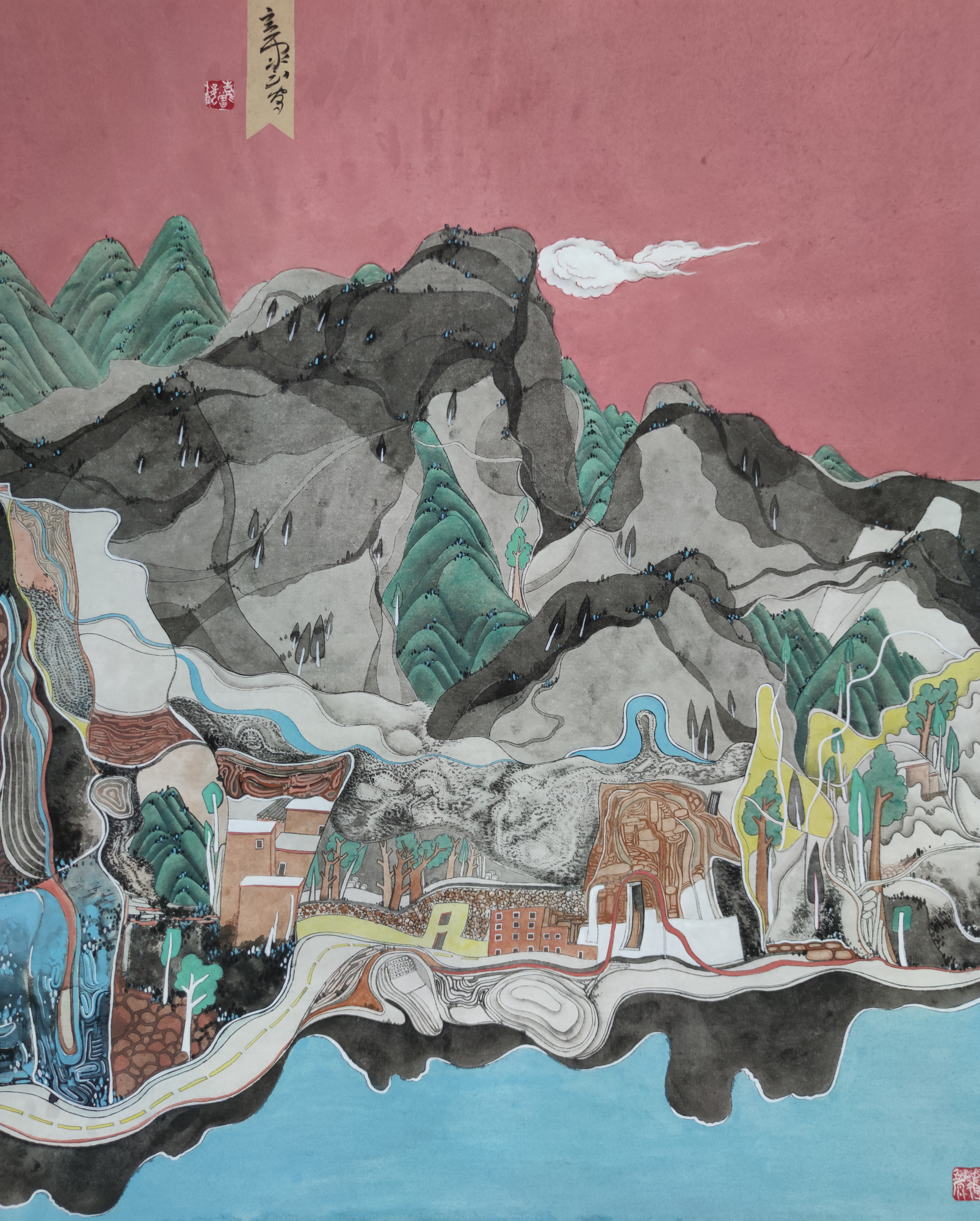 彭曾龙经典山水作品选