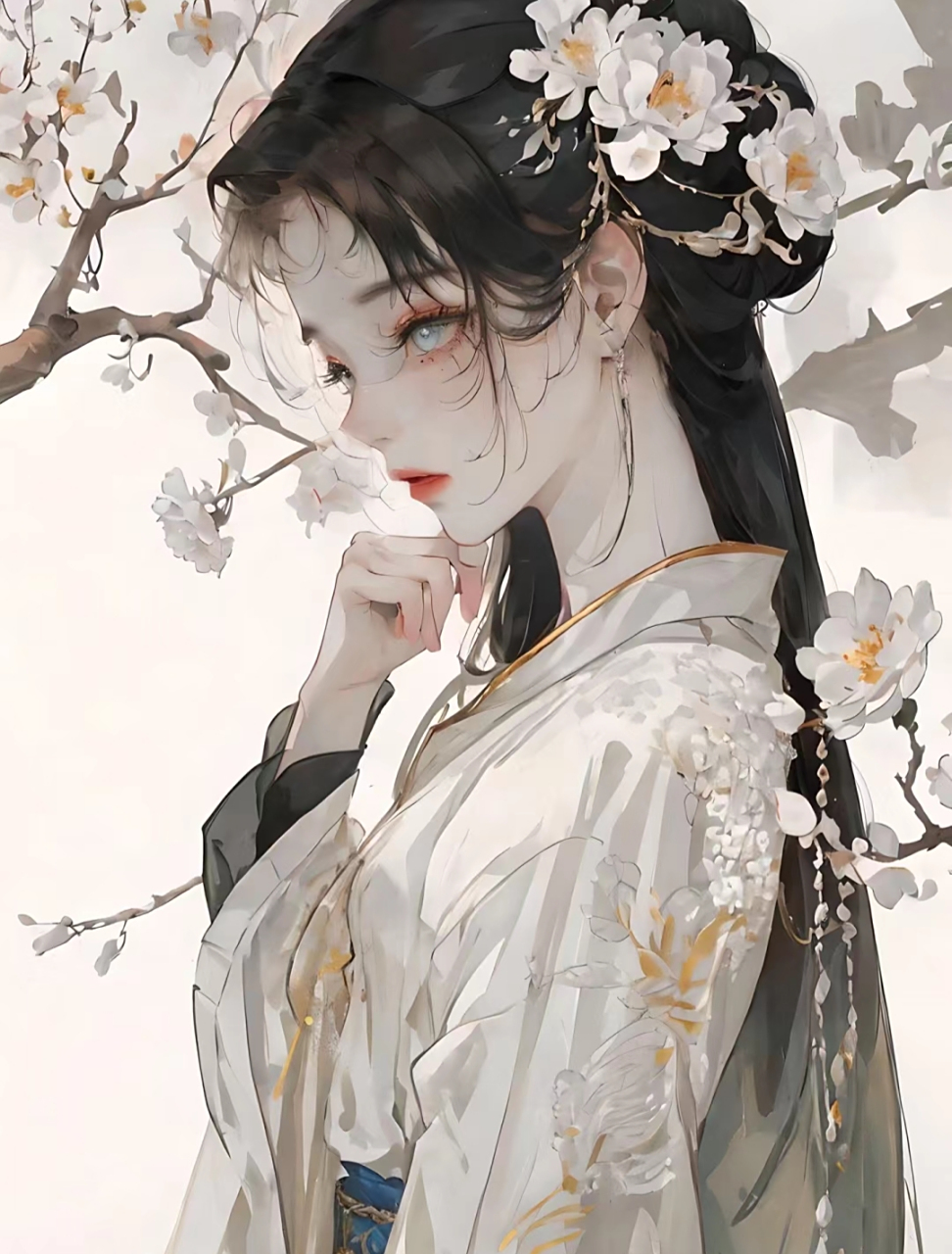 山茶花拟人:山茶花发争芳菲,翠翎蜡觜相光辉