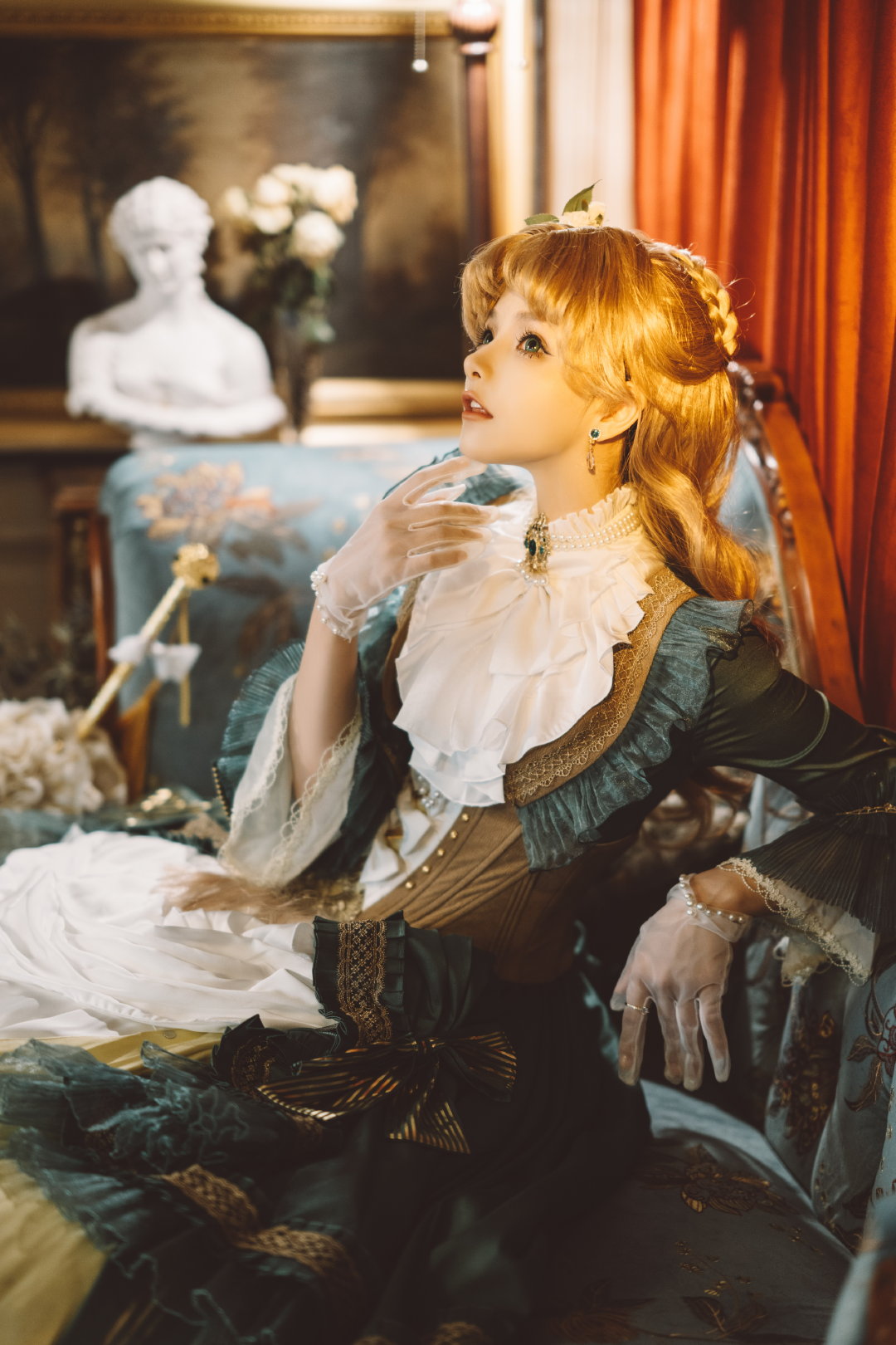 《诡秘之主》之正义小姐奥黛丽cos扮演,顶级lo娘谢安然入圈网文界