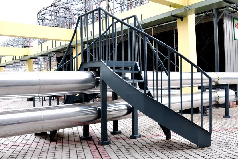 屋面过管道,变形缝钢梯设置