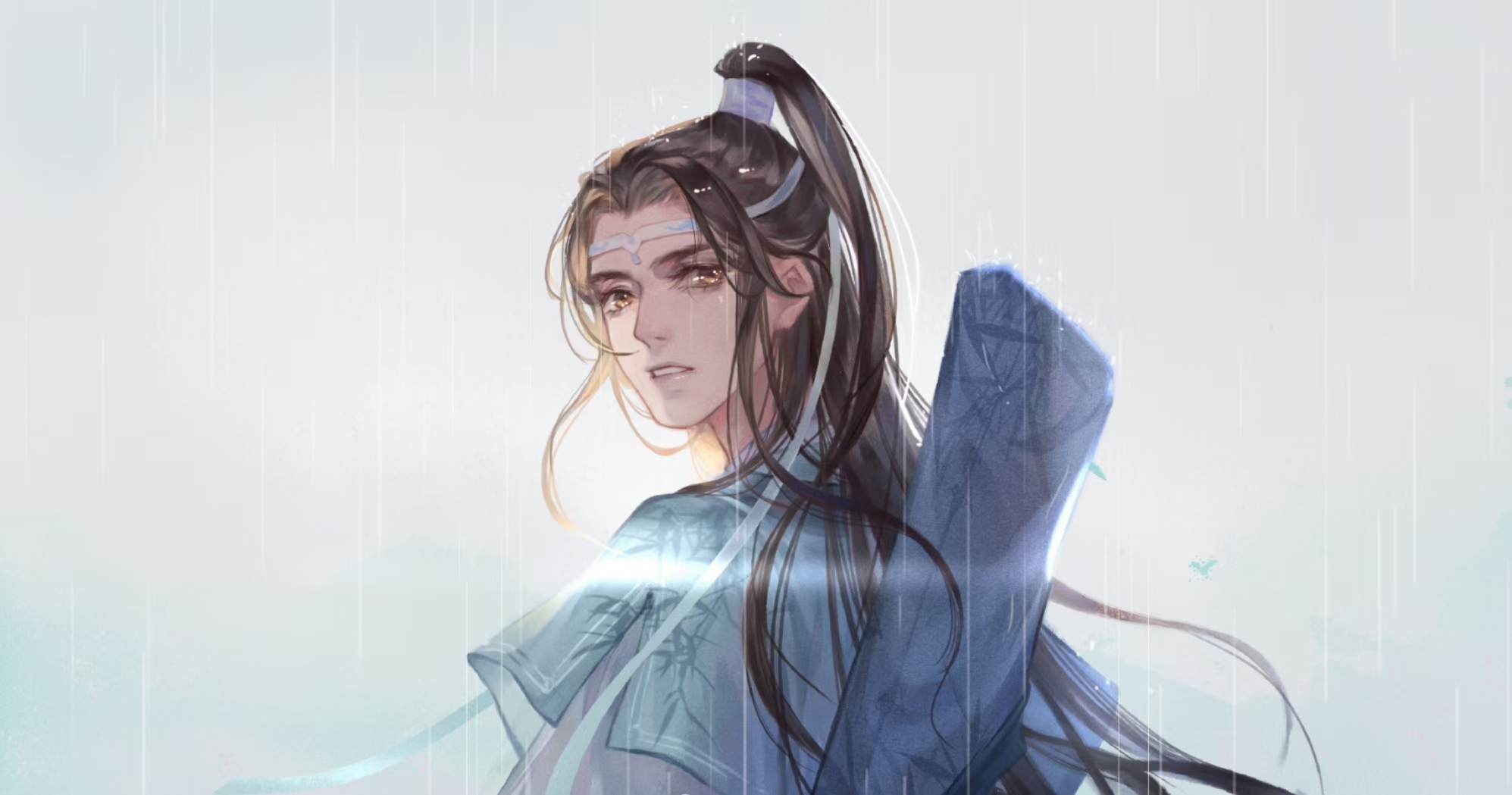 蓝忘机漫画图:蓝二公子真的是公子世无双