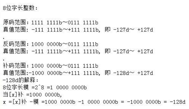 补码运算，713补码运算