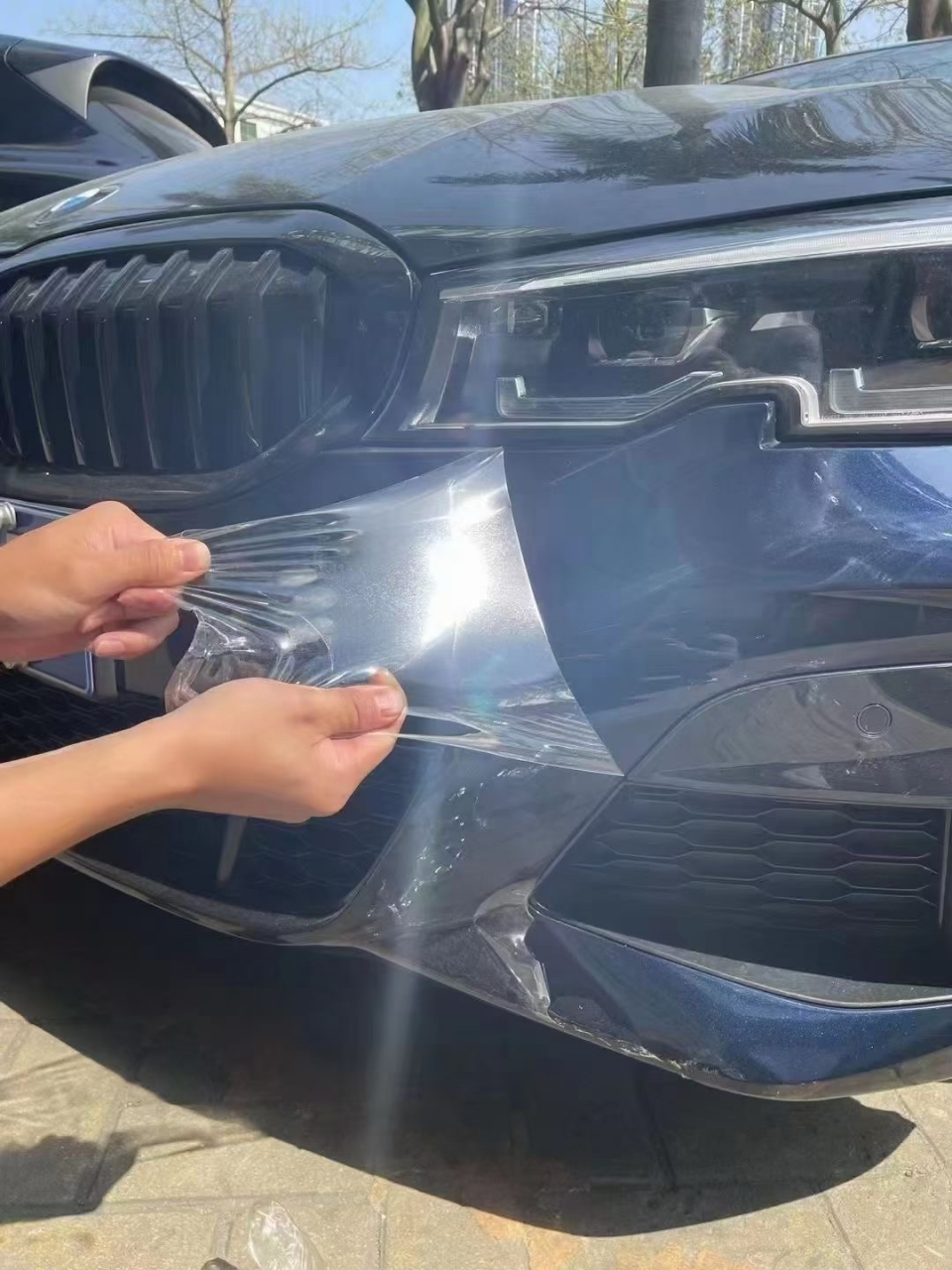 剐蹭 撕掉车衣 油漆没有损坏 对方全责,保险理赔[耶]#车艺尚# #隐形车