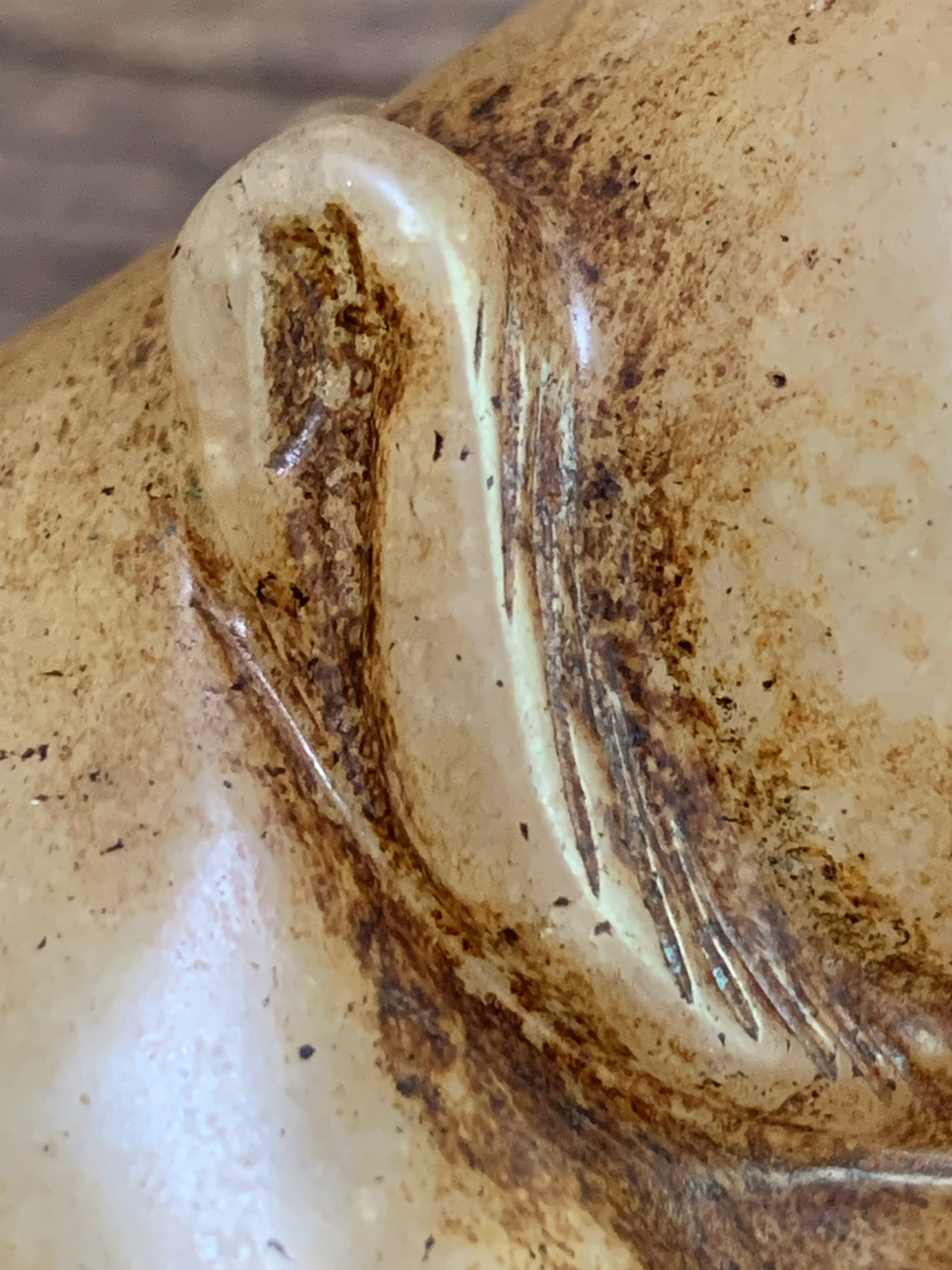 古玉古水晶 汉代水晶熊镇