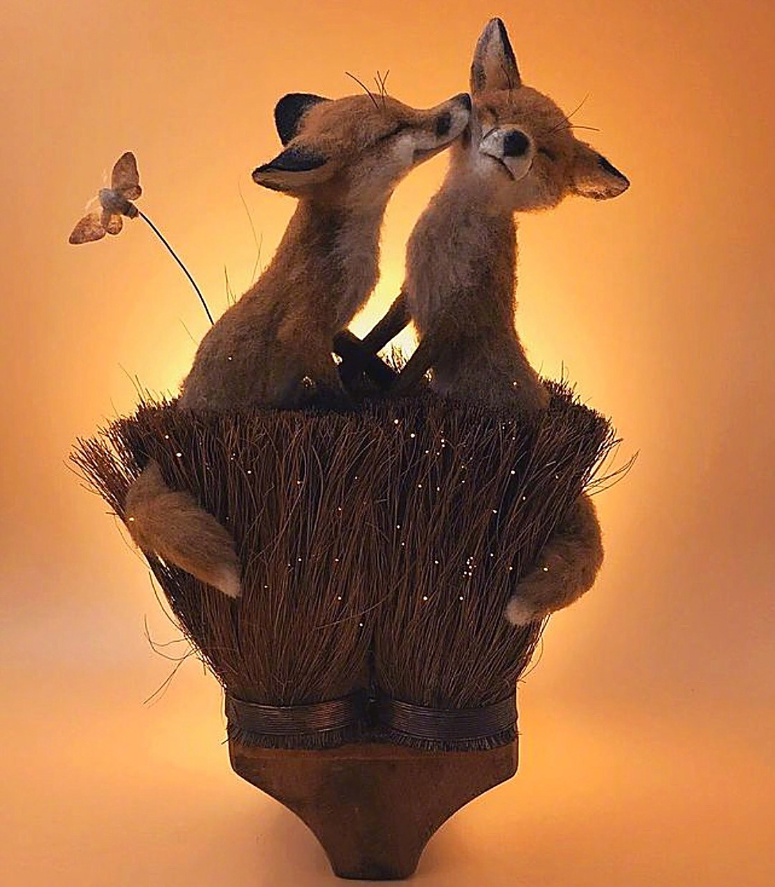 艺术家 simon brown and katie corrigan 羊毛毡作品  #绘画欣赏