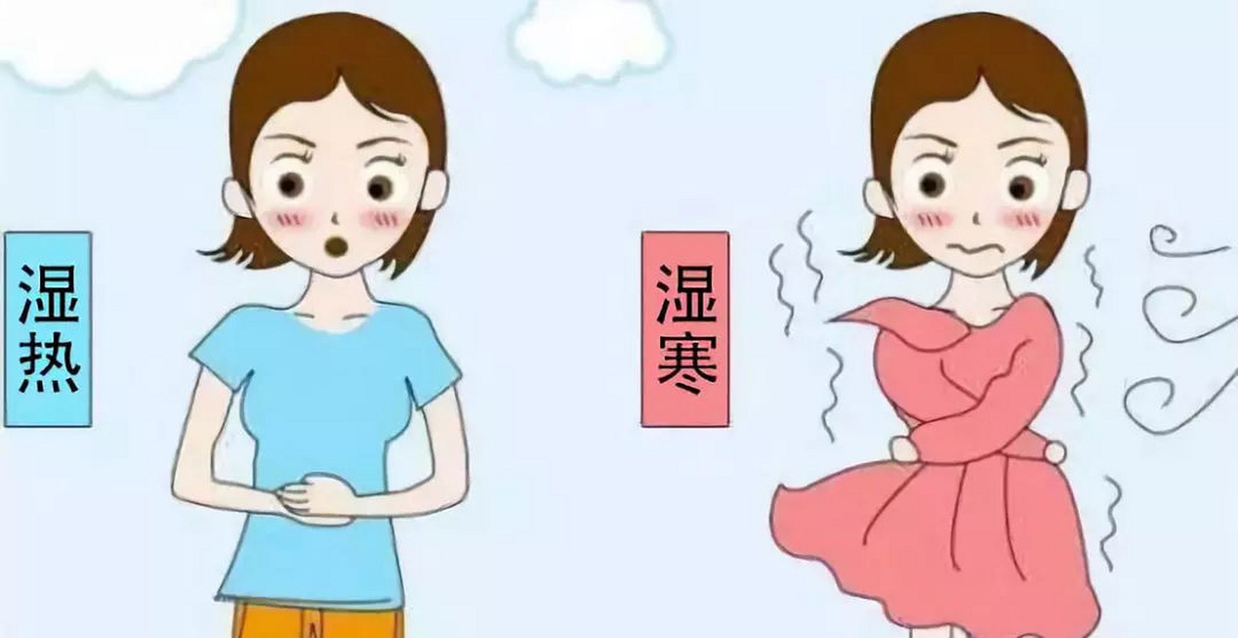 病因不同: 湿热通常与外界环境,饮食不当,脾胃失调