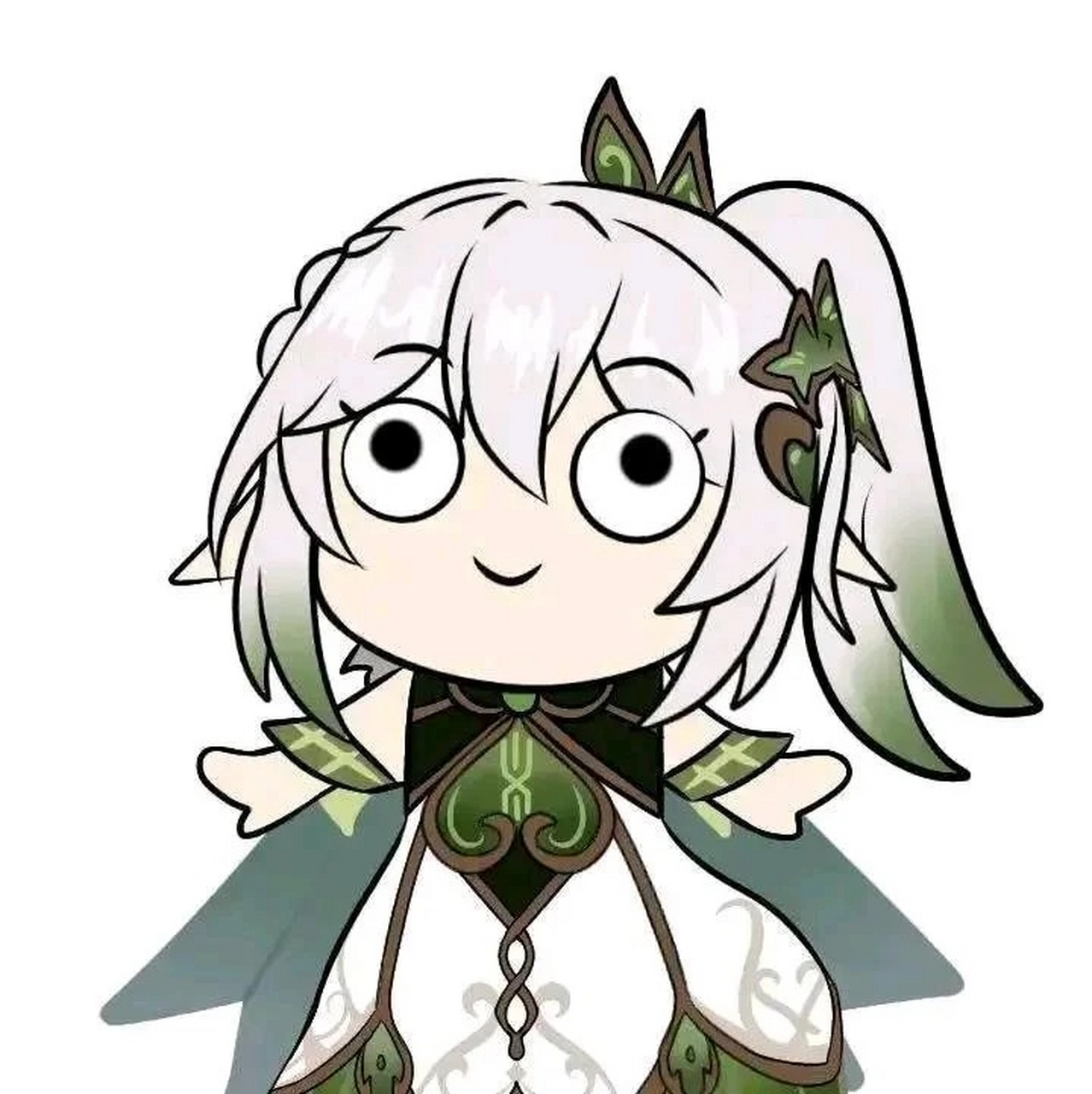 突然感觉这只小草神有点智慧怎么回事[滑稽] p站画师:anyunbu安雲卜