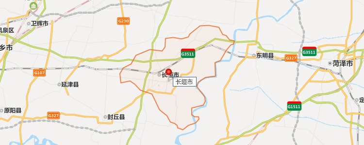 长垣地图县城交通地图图片