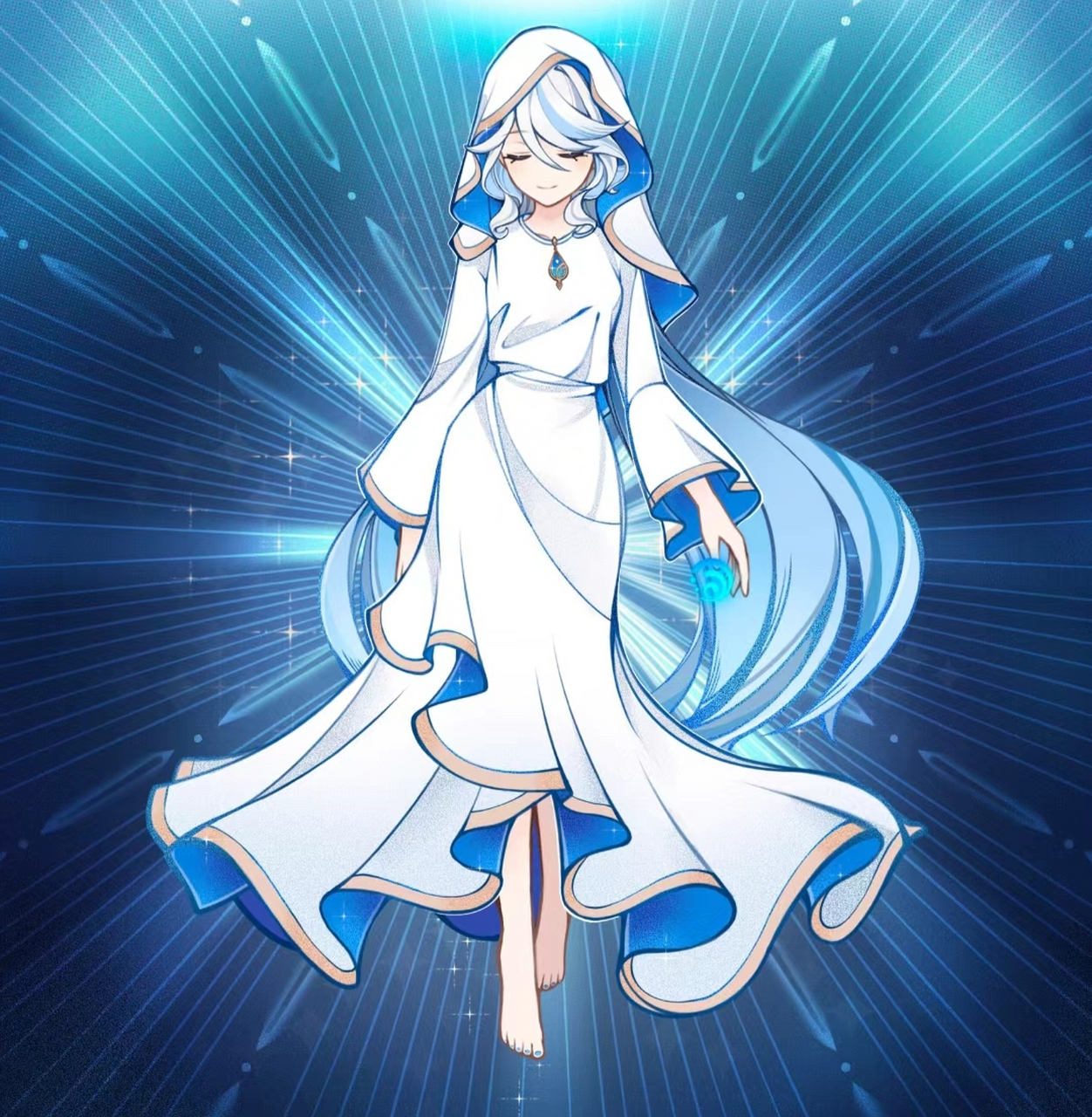 水神神装[滑稽][滑稽][滑稽]#原神# #二次元