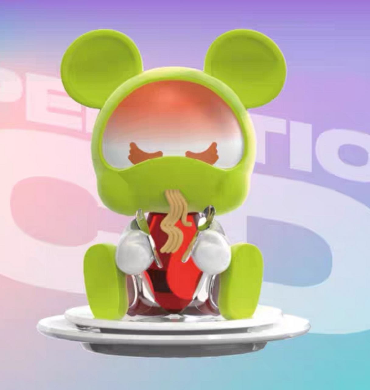 星际熊潮玩盲盒小习惯系列可爱手办摆件隐藏款带底座!