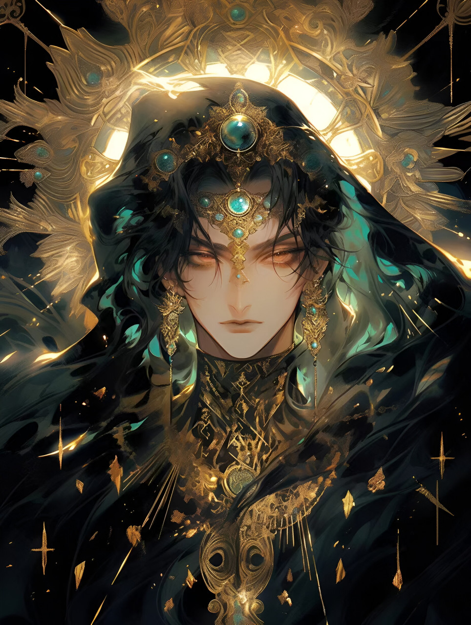 东方风‖太阳神祗 #二次元# #ai共创计划# #ai绘画