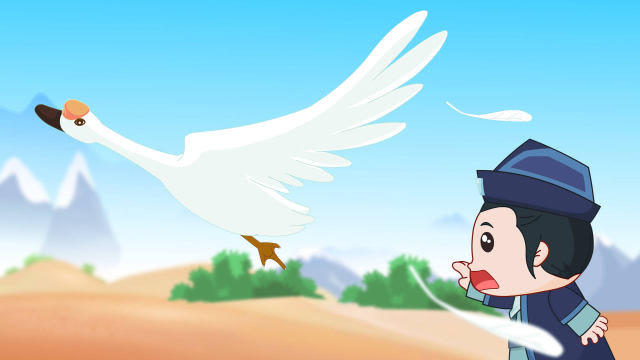 成语故事《千里鹅毛》:千里送鹅毛,礼轻情意重
