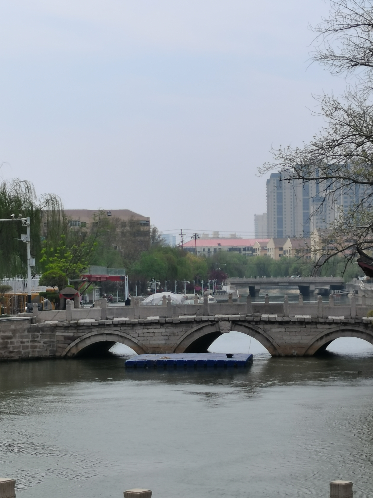 春雨蒙蒙柳林桥