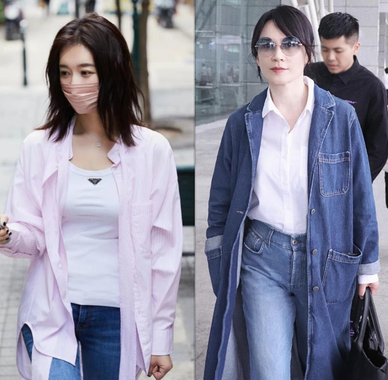 中年女人:为什么劝你衬衫不要塞裤腰?看俞飞鸿,李小冉就明白了