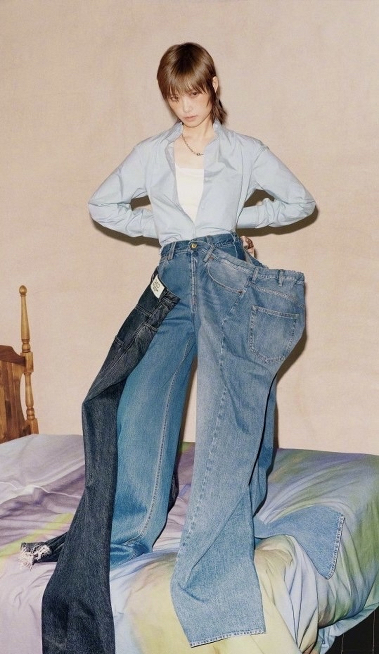 李宇春带你解锁新的牛仔裤穿搭方式,你学废了么