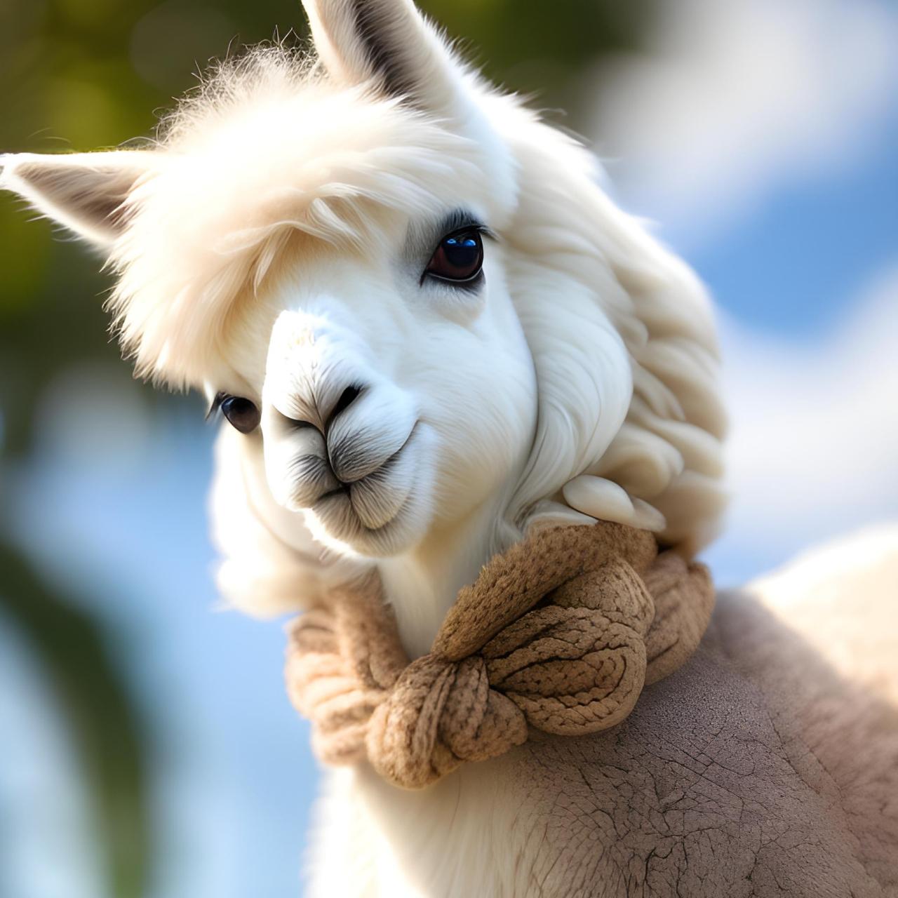 分享一组呆萌的羊驼图片 #羊驼# #蠢萌蠢萌的羊驼# #羊驼小可爱