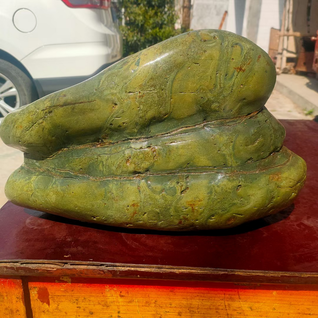 奇石  绿泥石 升官发财