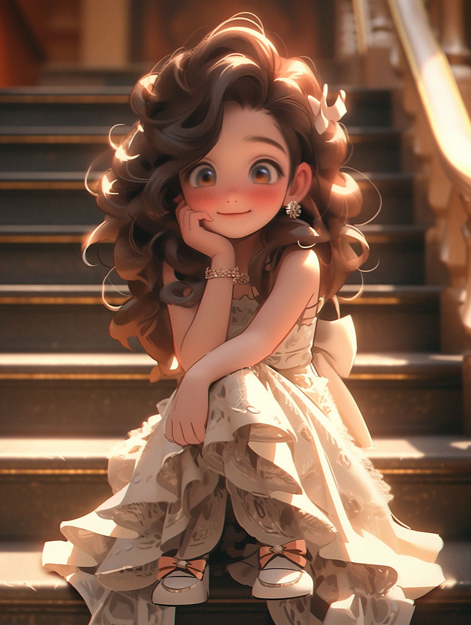 赶紧寻找一个,太萌啦#ai共创计划##迪士尼在逃公主##小公主动漫