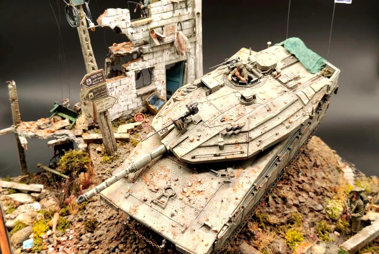 军模欣赏:场景模型《绝地伏击》