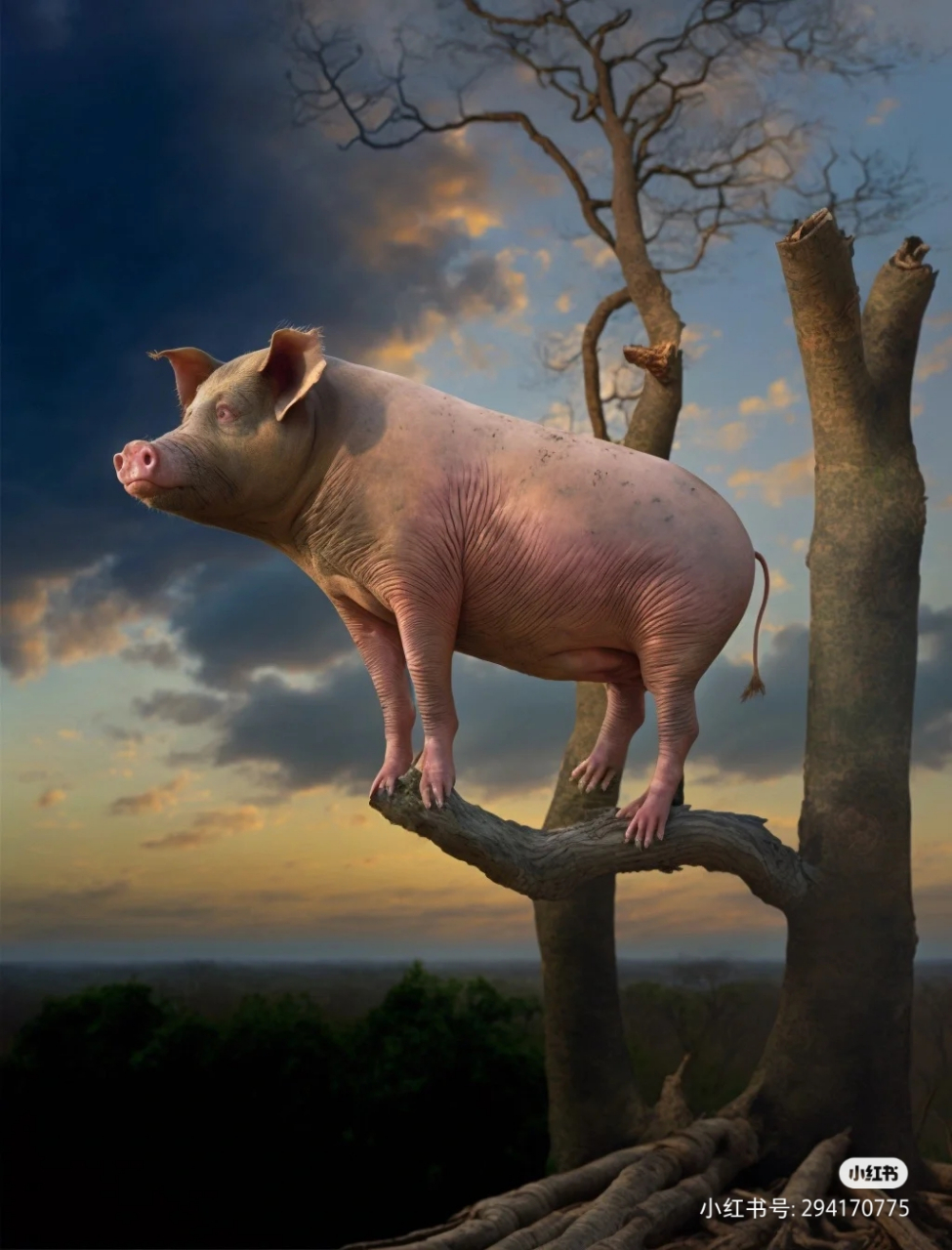 动物世界,男人靠得住,母猪都会上树
