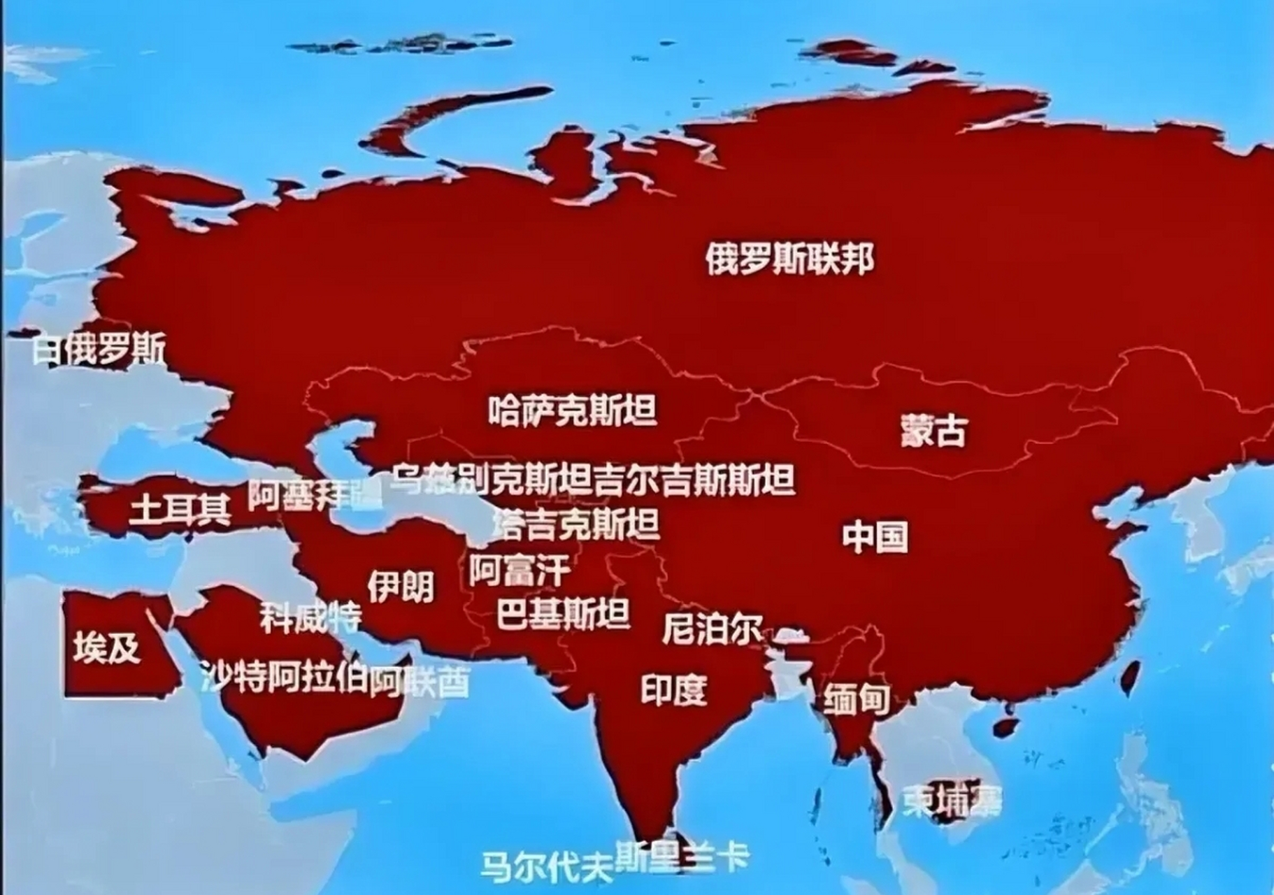 华约范围地图图片