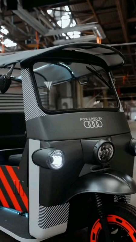 奥迪牌电动三轮车,您见过吗?-度小视