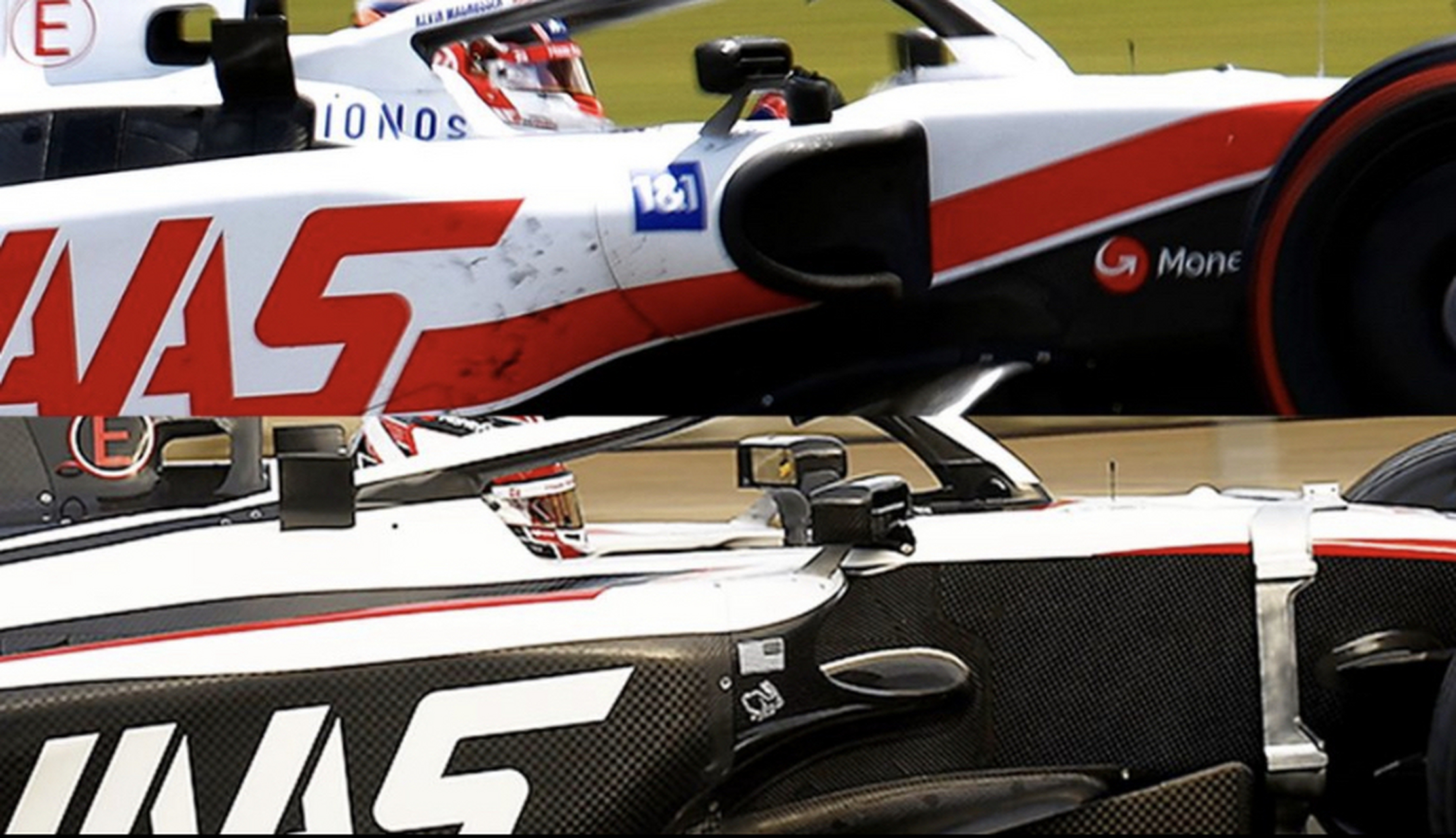 哈斯在银石赛道对新车vf-23进行了测试,让我们更了解了这部车的设计