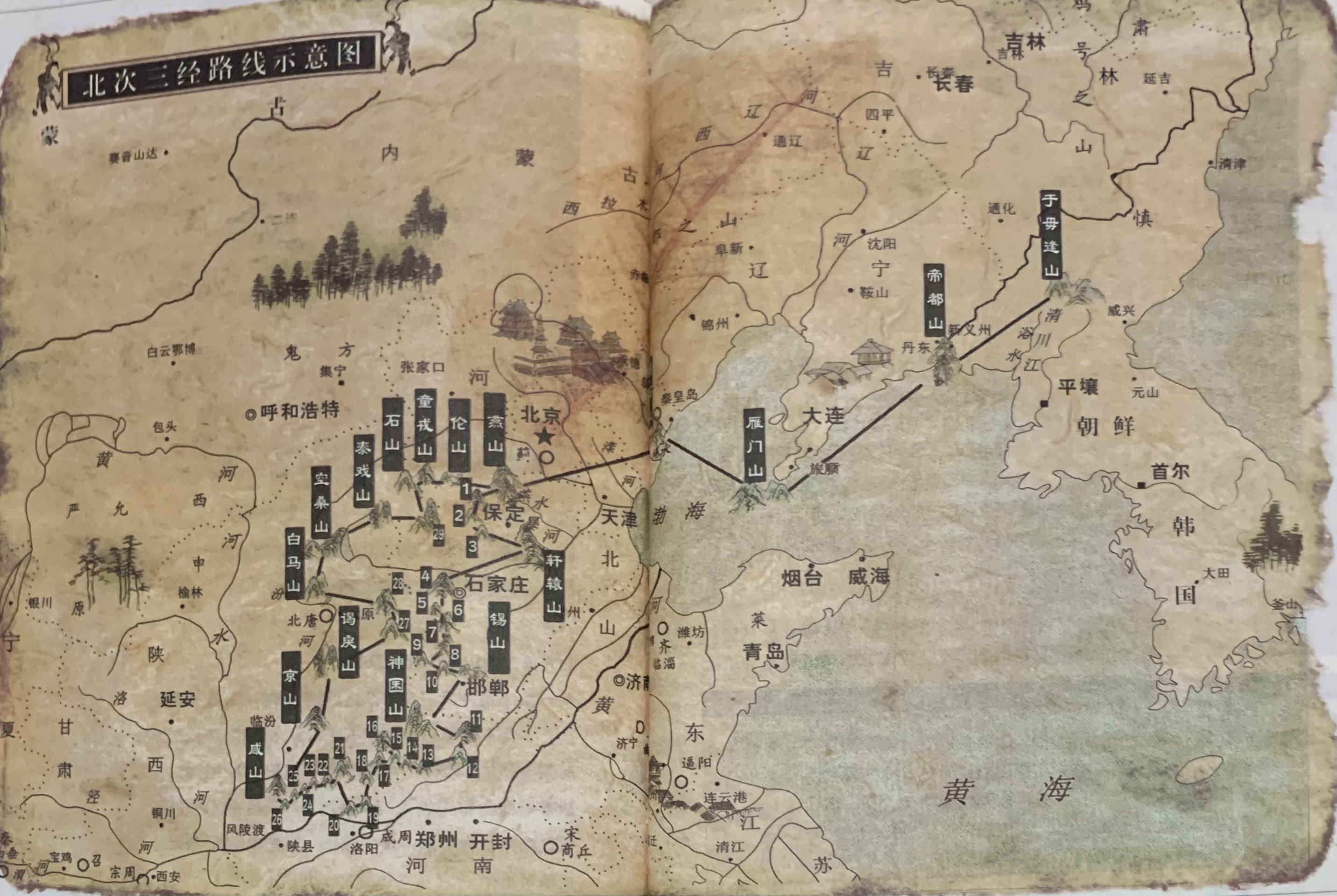 国学《山海经》北三经——彘身八足蛇尾神,一位耐人寻味的山神