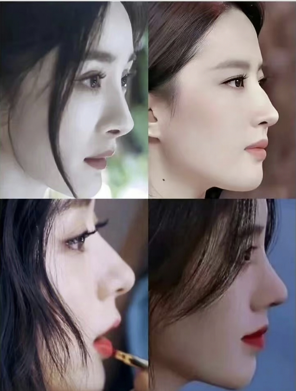女明星们的"名品鼻"太绝了,你更喜欢谁的鼻型 67?