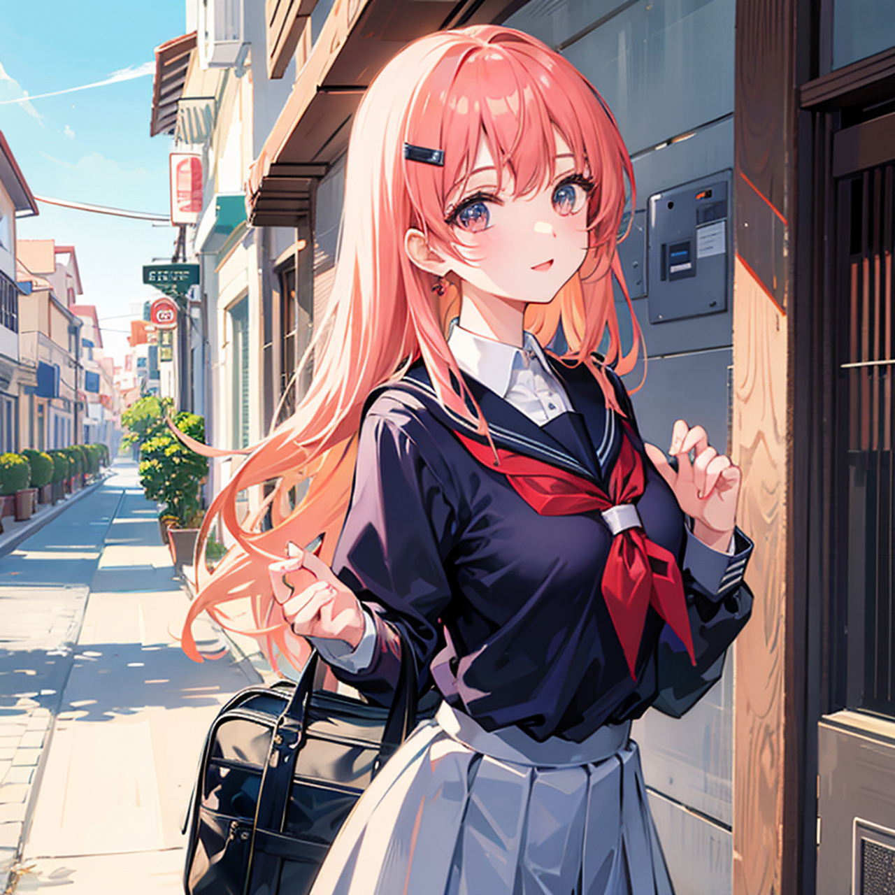 校服二次元美少女美图来啦