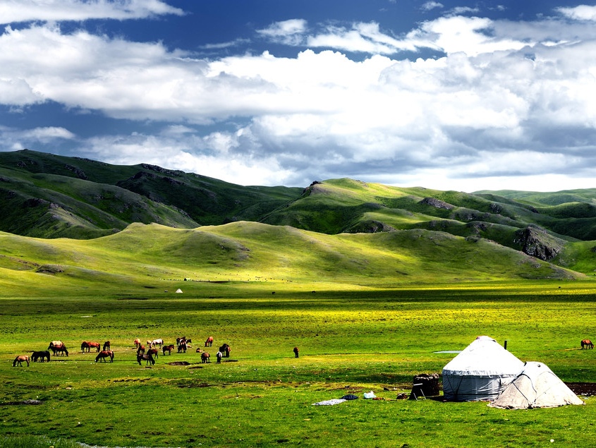 新疆百景:巴音布鲁克草原