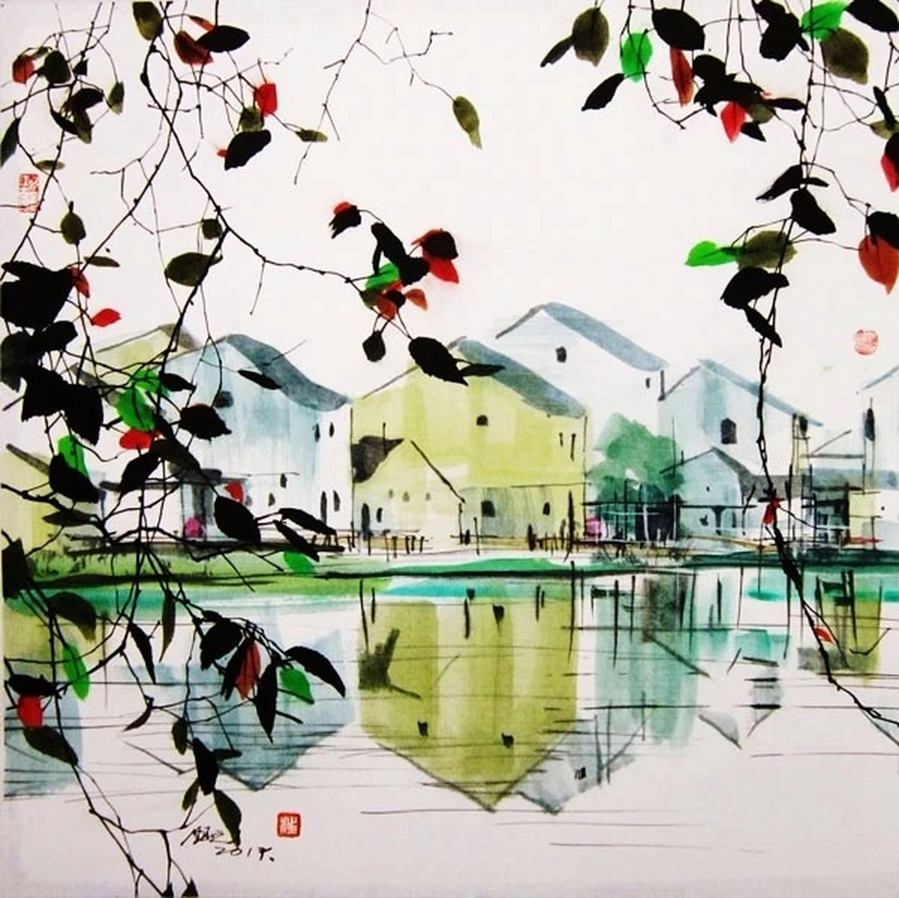 彩墨画派是中国画现代画派之一,由上海画家林风眠首创