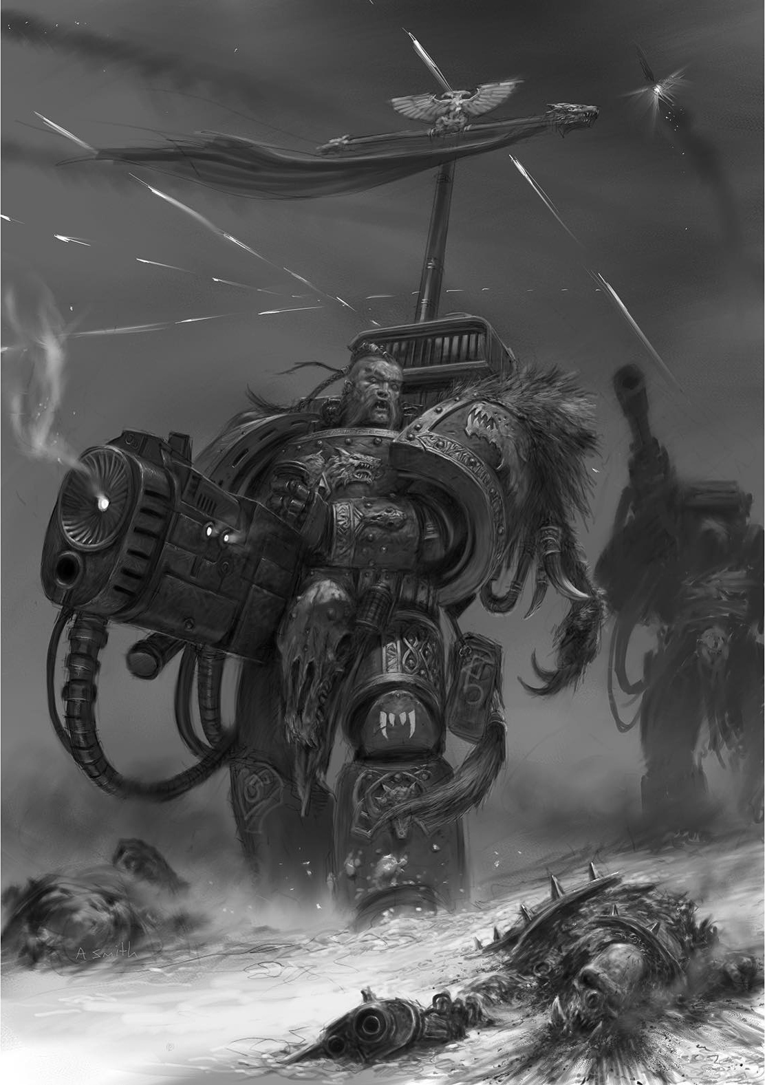 adrian smith 战锤系列插画欣赏