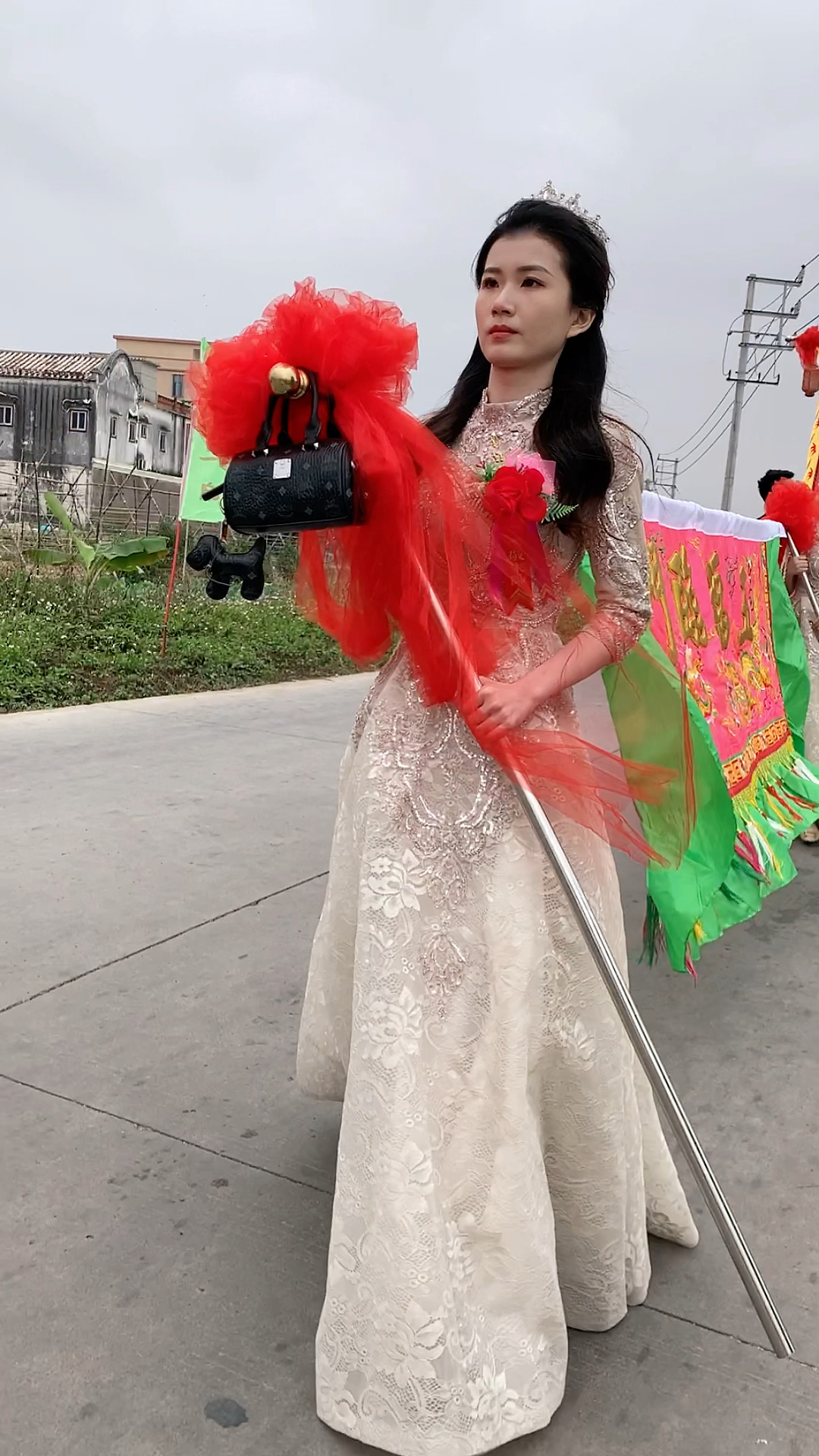 广东潮汕李氏千金扛标旗