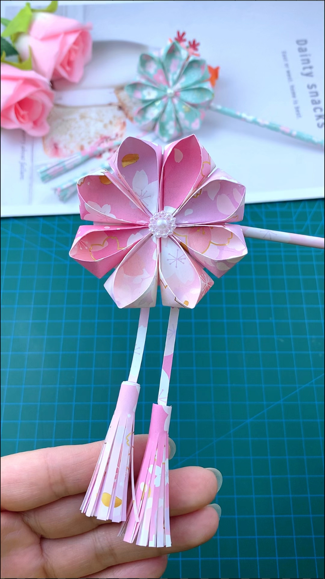 这款古风簪子简单又漂亮,折一个呗!