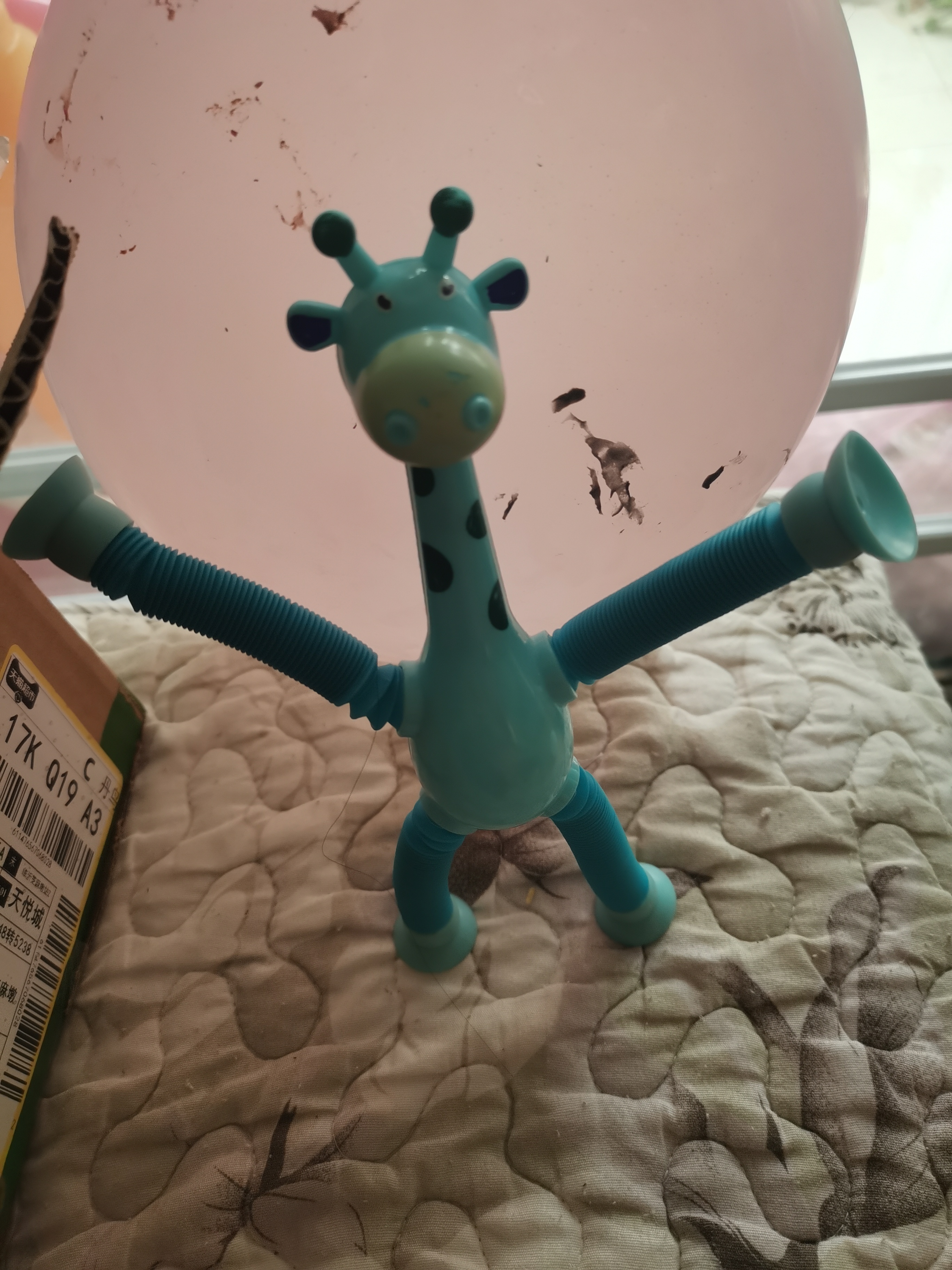 今天早上,已经4岁的女儿从床上起来就走到窗户边往