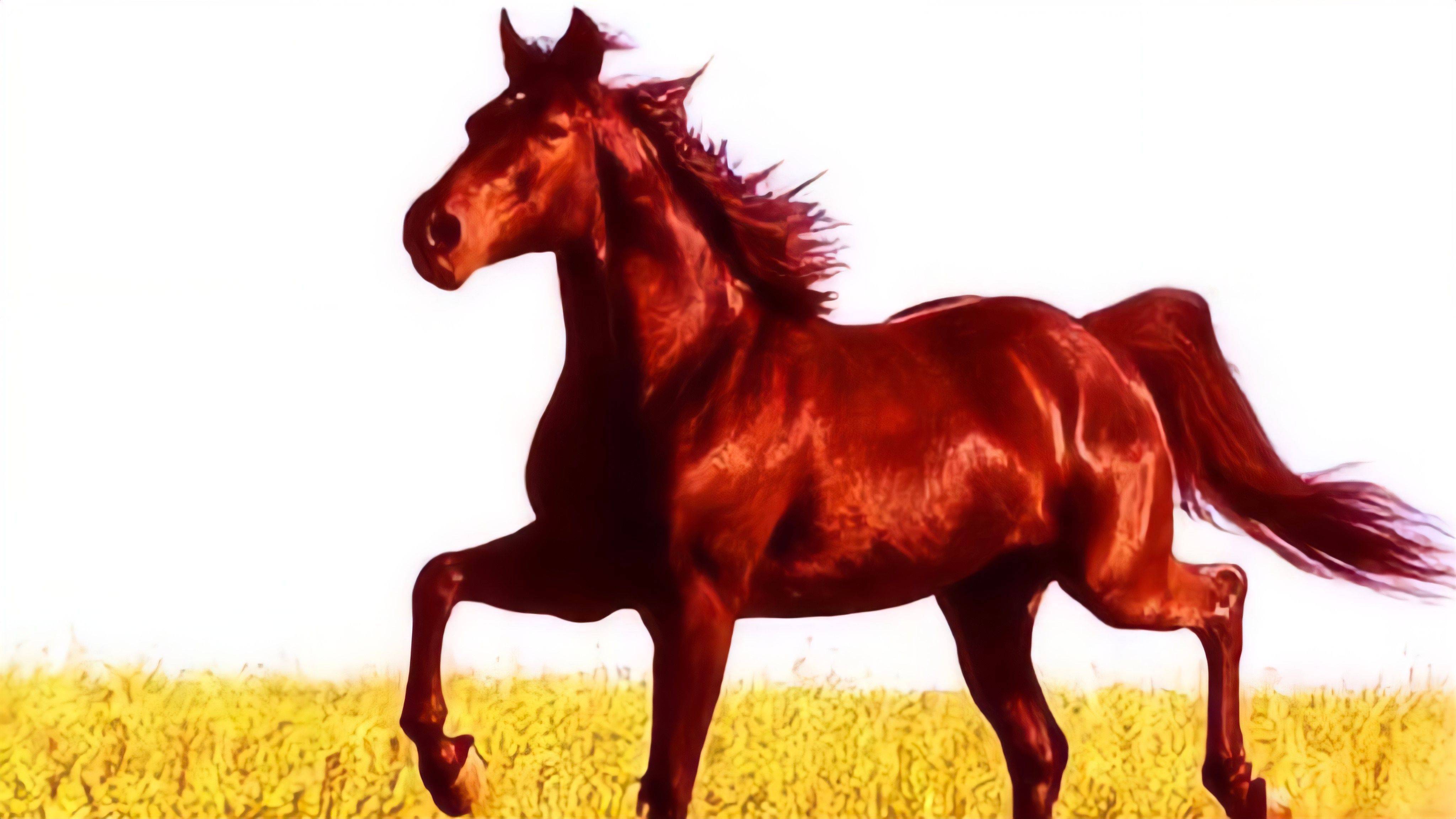 故事:红军战士一锹一锹埋着红马,整个骑兵连围在旁边,摘下军帽