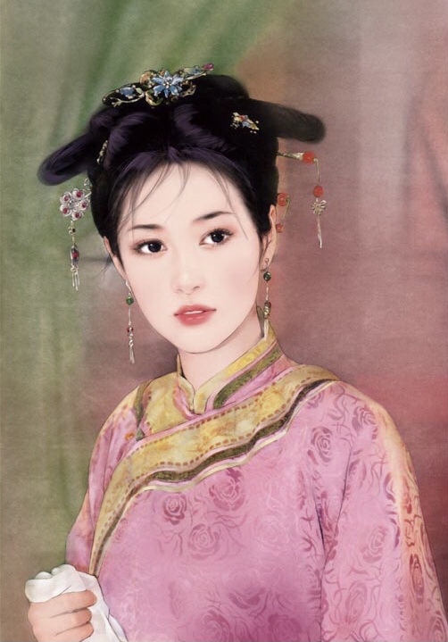 6位古装美女手绘图,角色名你都知道吗