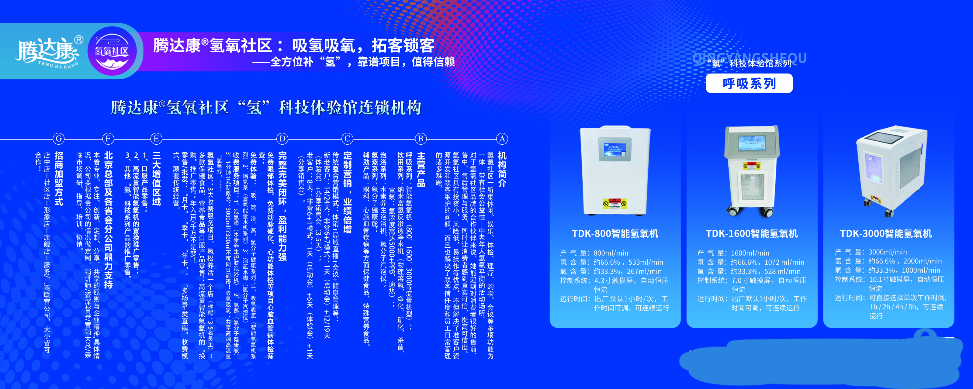 腾达康03氢氧社区"氢"科技体验馆连锁机构简介  氢氧社区一所集休闲